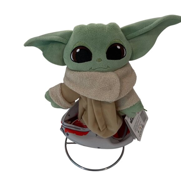 Star Wars The Mandalorian The Child Plush With Hover Pram Toy Hasbro kid disney - Picture 4 of 16